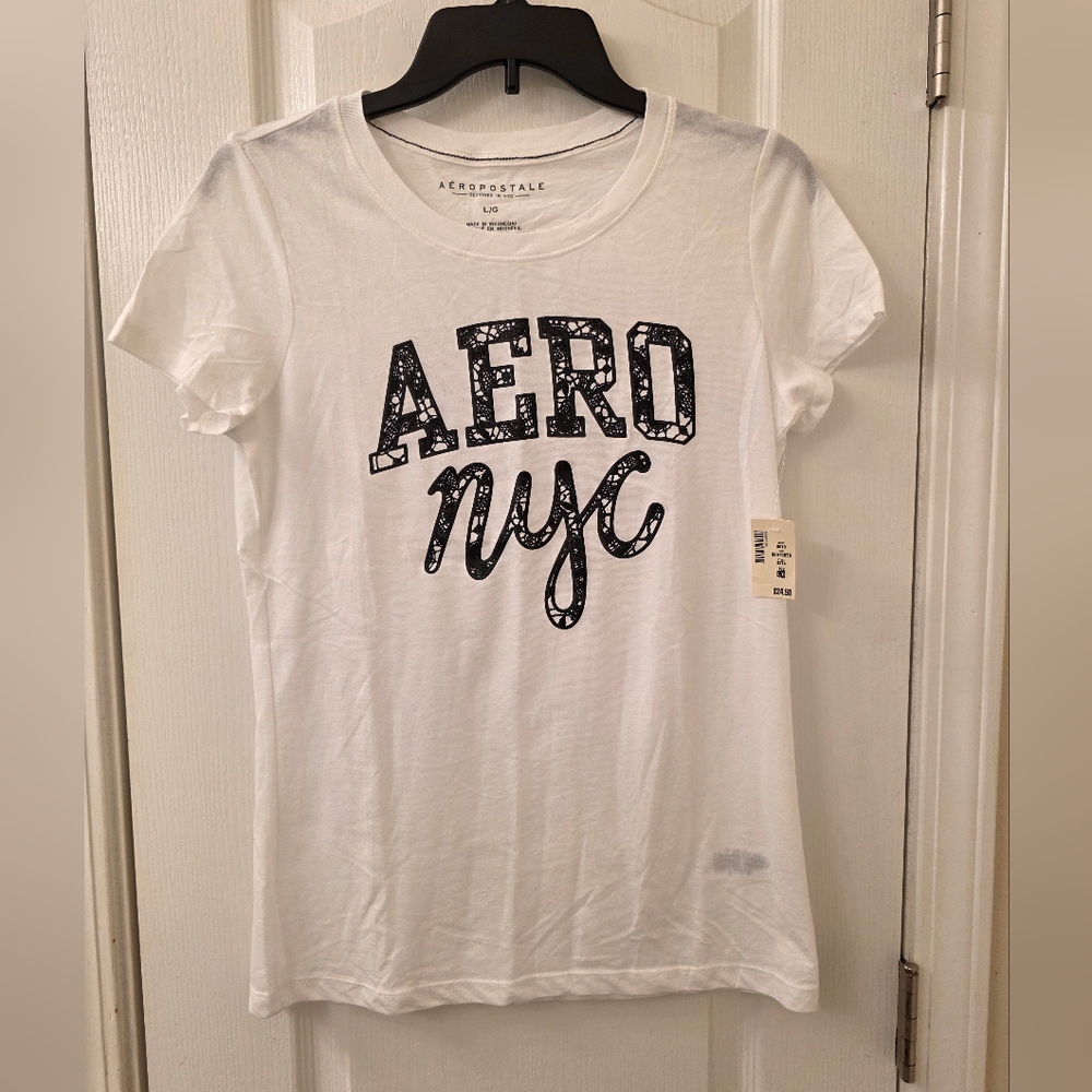 Women's Aeropostale NYC Lace T-Shirt.